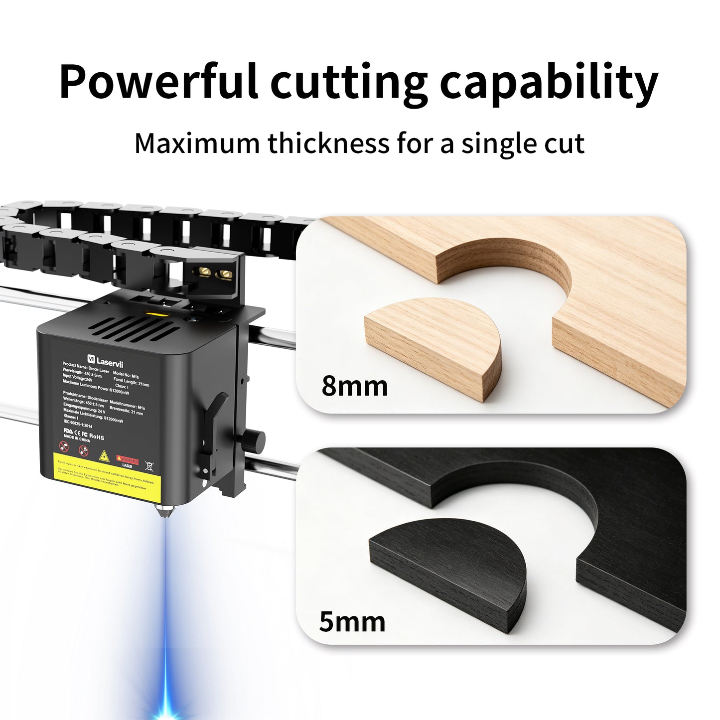 Laservii M1s Laser Engraver 12W Laser Kit