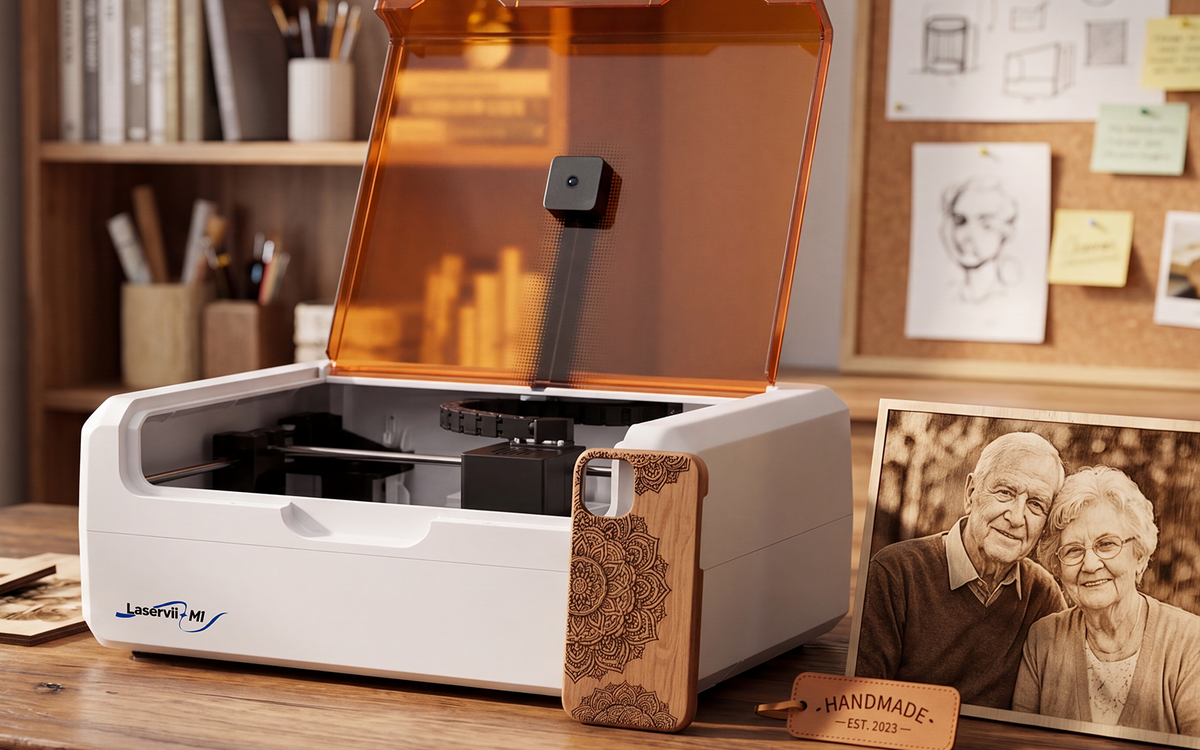 Our camera delivers precise, seamless previews for your projects while minimizing edge distortion. For the finest details, the close-up detail camera enables real-time previews, ensuring accurate engraving from intricate patterns to meticulously crafted text.