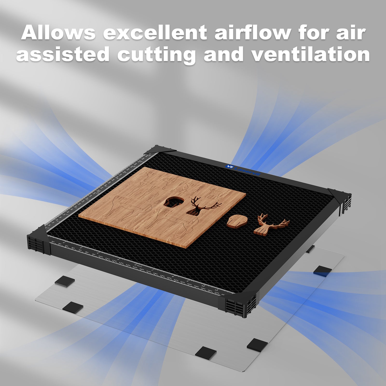 honeycomb bed for laser cutter