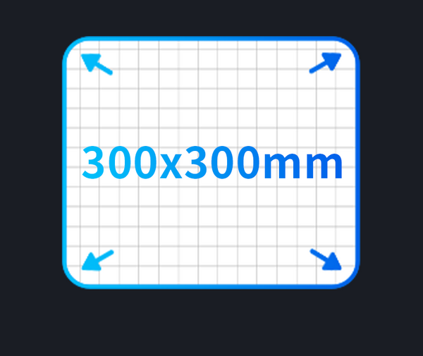 <p><strong>300x300mm Engraving area</strong></p>