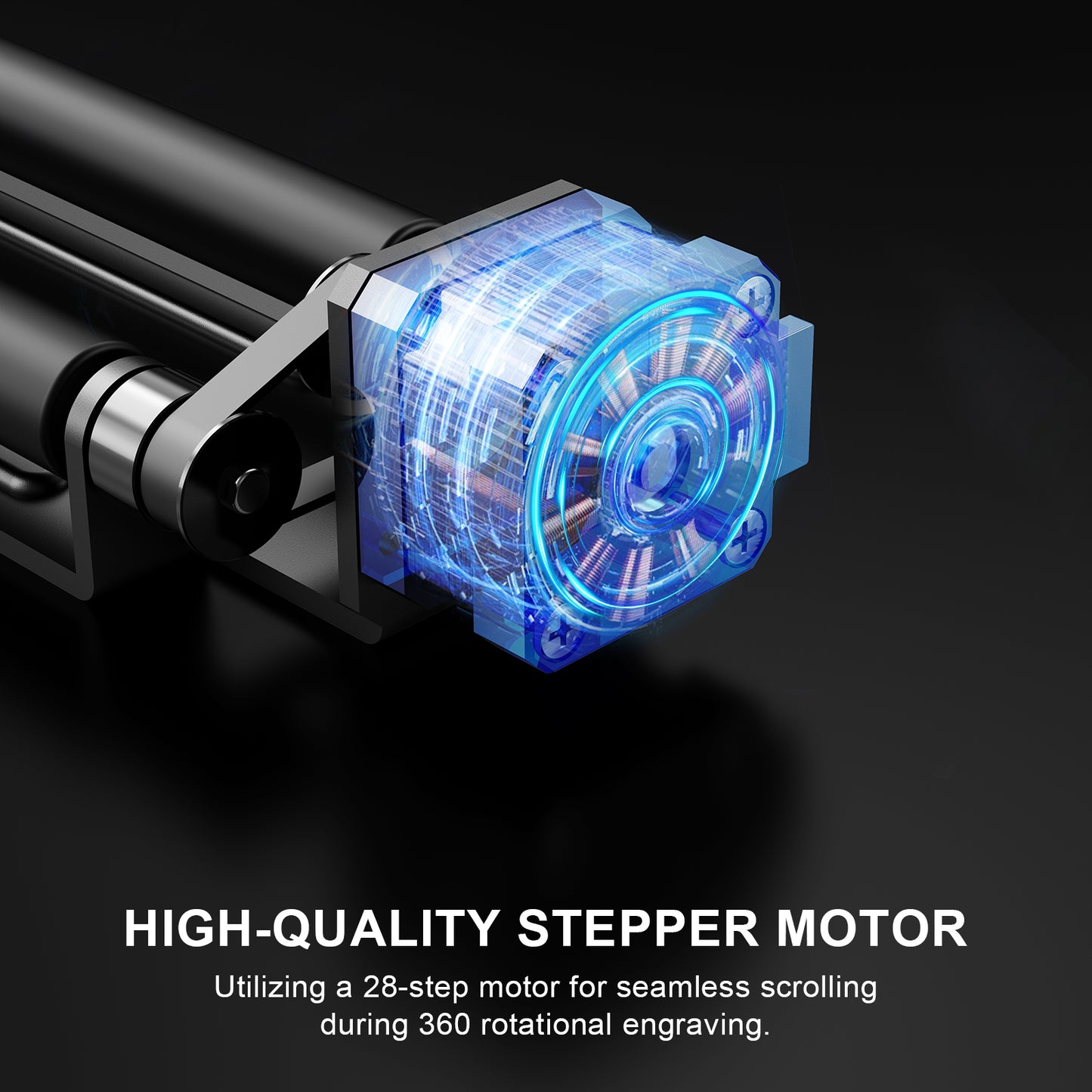 laser engraving machine with rotary attachment