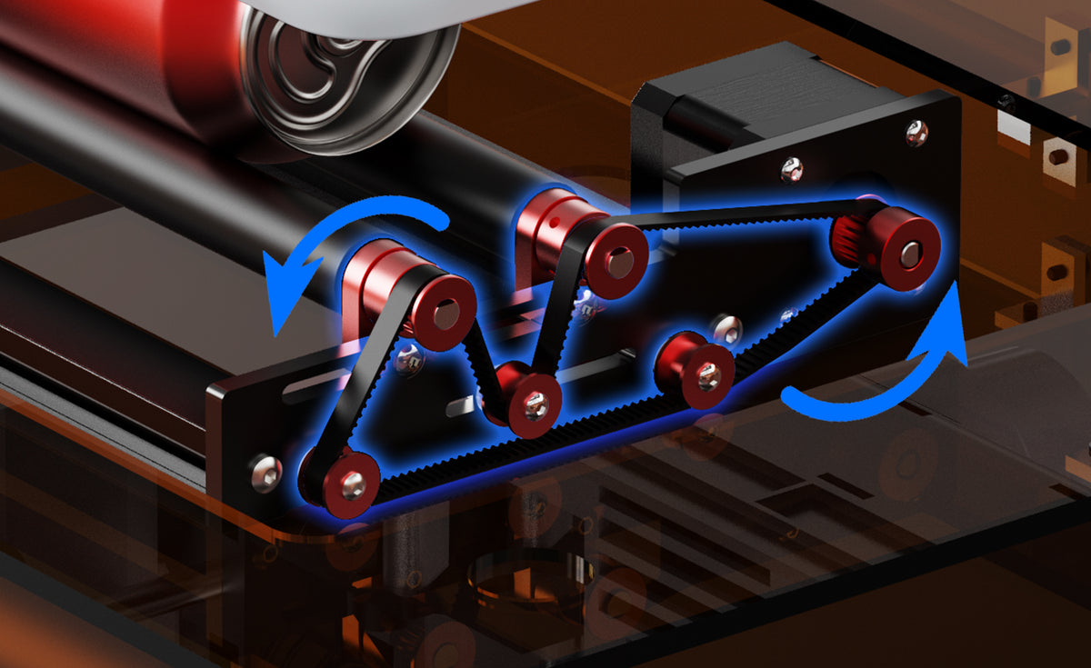 Featuring a cover profile and aluminum alloy spacer structure, it ensures smooth operation even under high torque, delivering a stable, vibration-free engraving experience.