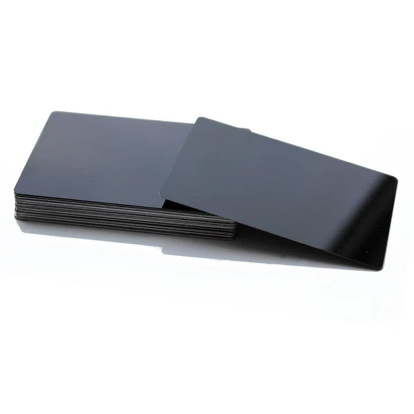 Laservii 100 Pcs Metal Business Card 0.2mm Thickness Aluminum Alloy Blanks Card